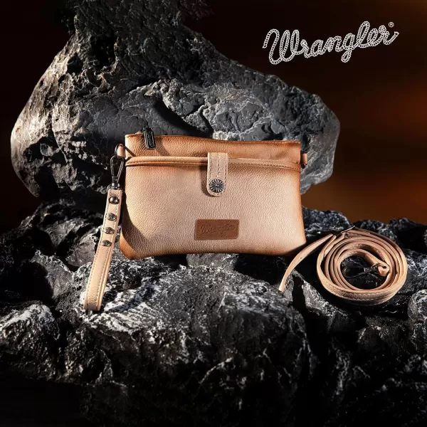 Wrangler Western Cowhide Crossbody Bags for Women Clutch Wristlet Purse