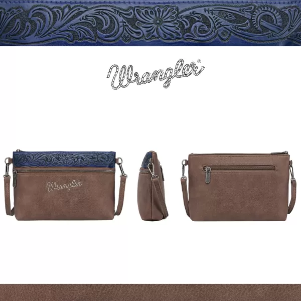 Wrangler Western Cowhide Crossbody Bags for Women Clutch Wristlet Purse