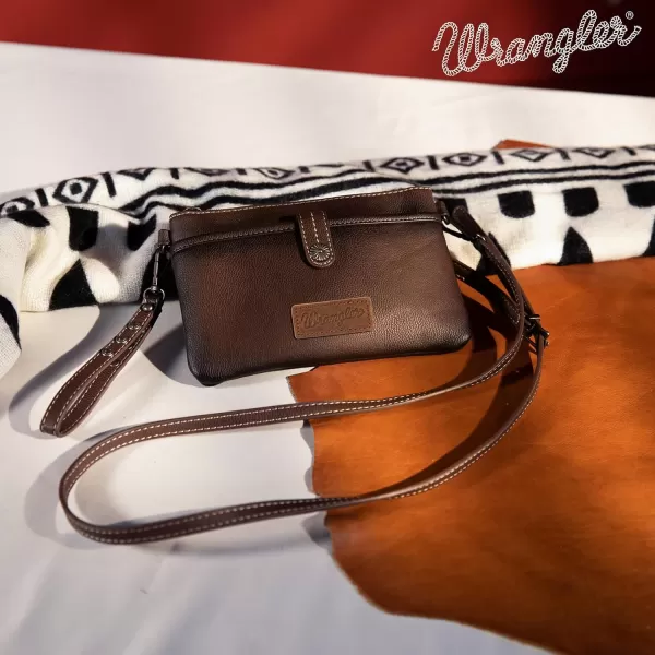 Wrangler Western Cowhide Crossbody Bags for Women Clutch Wristlet Purse