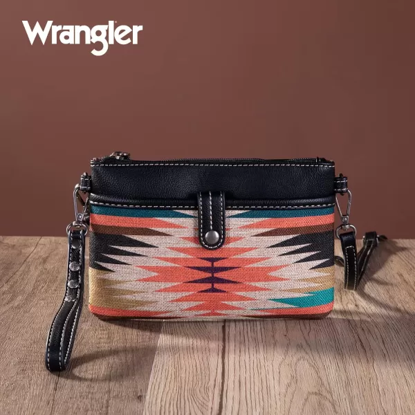 Wrangler Western Cowhide Crossbody Bags for Women Clutch Wristlet Purse