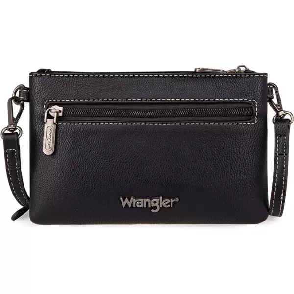 Wrangler Western Cowhide Crossbody Bags for Women Clutch Wristlet Purse