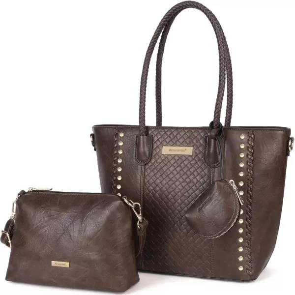 Montana West 3pcs Handbag Set Leopard Print Tote Bag for Women