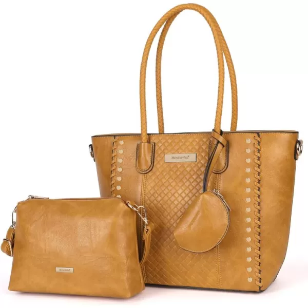 Montana West 3pcs Handbag Set Leopard Print Tote Bag for Women