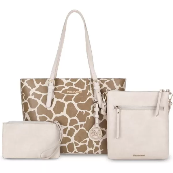 Montana West 3pcs Handbag Set Leopard Print Tote Bag for Women