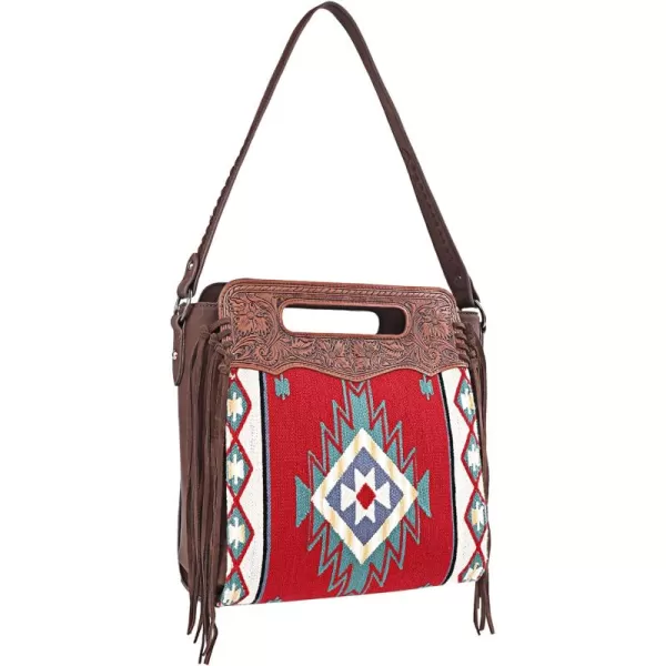 Montana West Aztec Tapestry Collection Tote Bag Western Shoulder Handbag and Crossbody Purse for Women