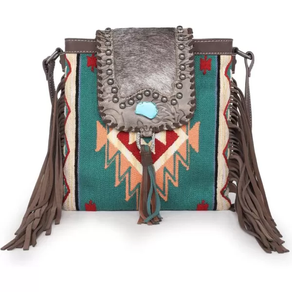 Montana West Aztec Tapestry Collection Tote Bag Western Shoulder Handbag and Crossbody Purse for Women