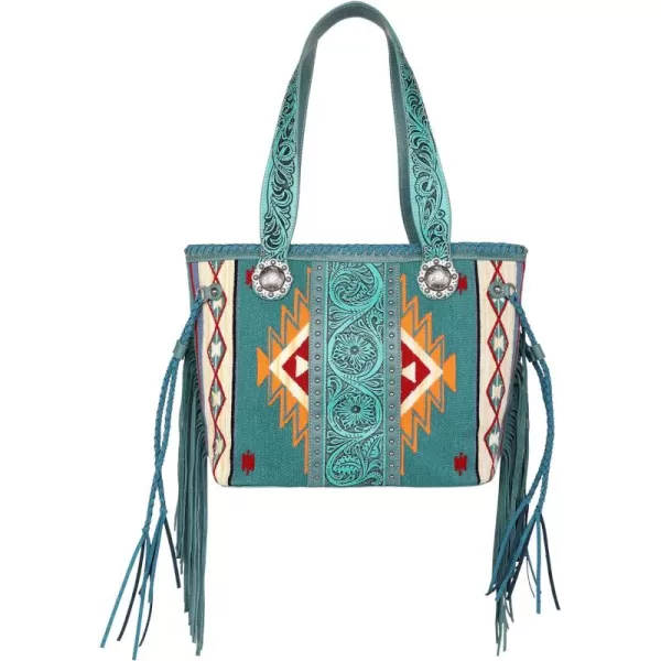 Montana West Aztec Tapestry Collection Tote Bag Western Shoulder Handbag and Crossbody Purse for Women