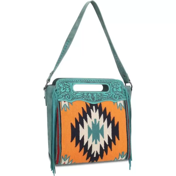 Montana West Aztec Tapestry Collection Tote Bag Western Shoulder Handbag and Crossbody Purse for Women