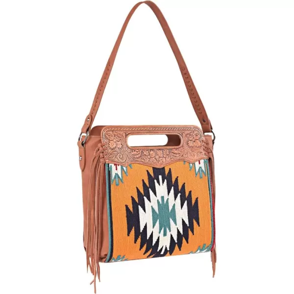 Montana West Aztec Tapestry Collection Tote Bag Western Shoulder Handbag and Crossbody Purse for Women