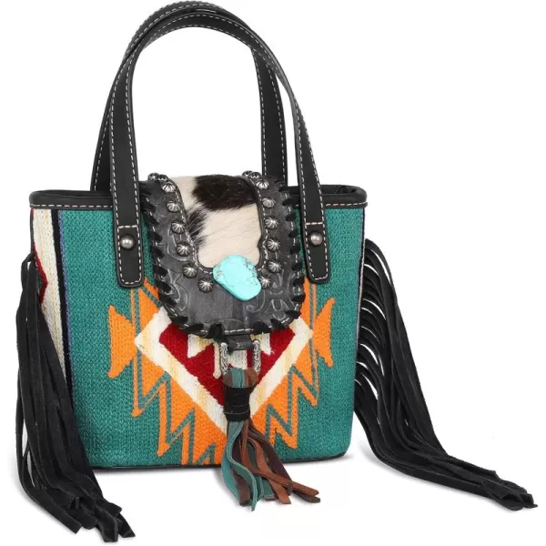 Montana West Aztec Tapestry Collection Tote Bag Western Shoulder Handbag and Crossbody Purse for Women