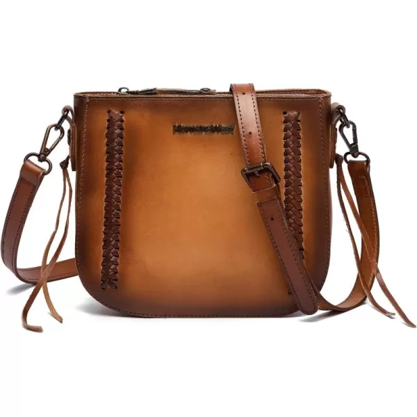 Montana West Crossbody Bags for Women Genuine Leather Cell Phone Purse Wallet Lightweight Shoulder Bag Travel Purse