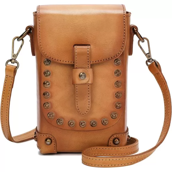 Montana West Crossbody Bags for Women Genuine Leather Cell Phone Purse Wallet Lightweight Shoulder Bag Travel Purse