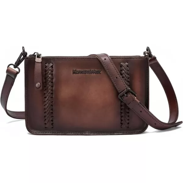 Montana West Crossbody Bags for Women Genuine Leather Cell Phone Purse Wallet Lightweight Shoulder Bag Travel Purse