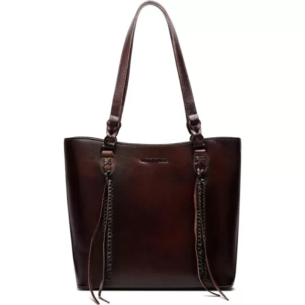 Montana West Genuine Leather Bags for Women Tote Shoulder Purses Tassel Handbag