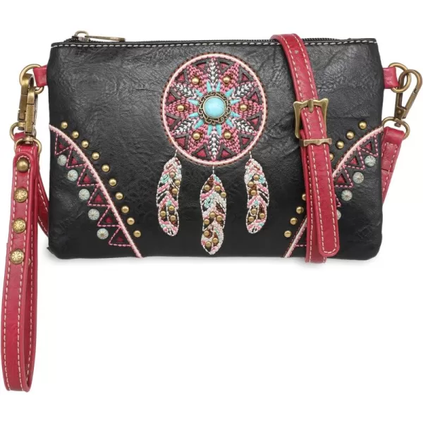 Montana West Western Aztec Collection Tote Handbag Wristlet Clutch Shoulder Bag for Women