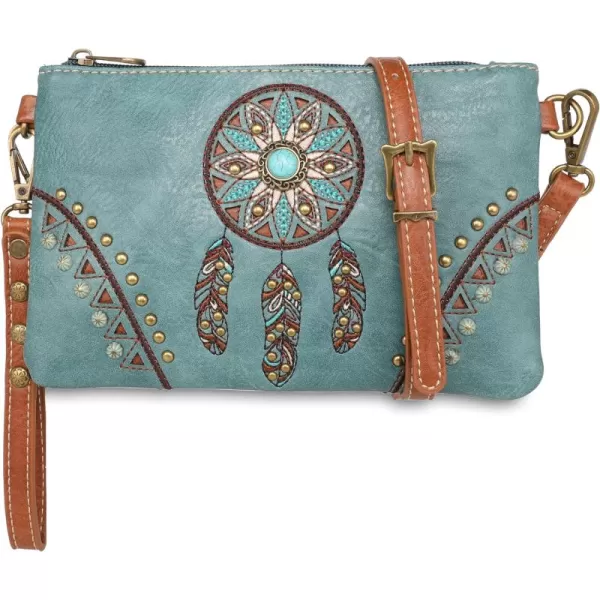 Montana West Western Aztec Collection Tote Handbag Wristlet Clutch Shoulder Bag for Women