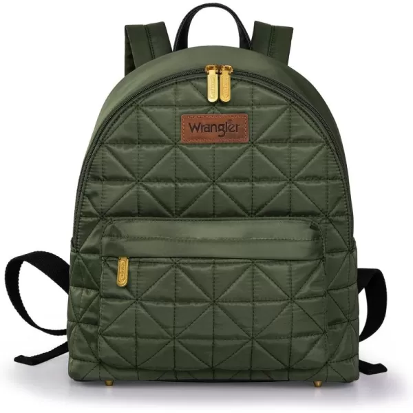 Montana West × Wrangler Backpack Purse for Women Quilted Backpack for Casual Travel Trip