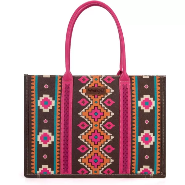 Wrangler Aztec Tote Bag for Women Boho Shoulder Purses and Handbags