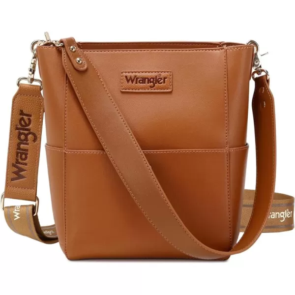 Wrangler Bucket Handbags for Women Crossbody Shoulder Purse with Organizer Insert