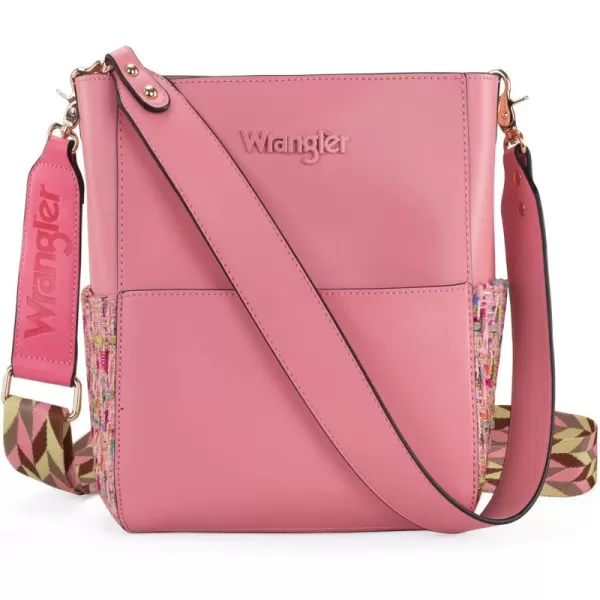 Wrangler Bucket Handbags for Women Crossbody Shoulder Purse with Organizer Insert