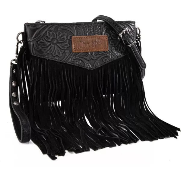 Wrangler Clutch Wristlet Fringe Purse Western Crossbody Bags for Women