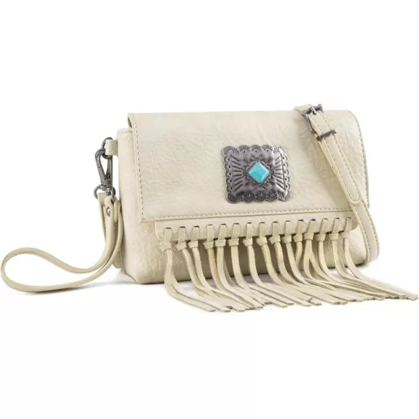 Wrangler Clutch Wristlet Fringe Purse Western Crossbody Bags for Women