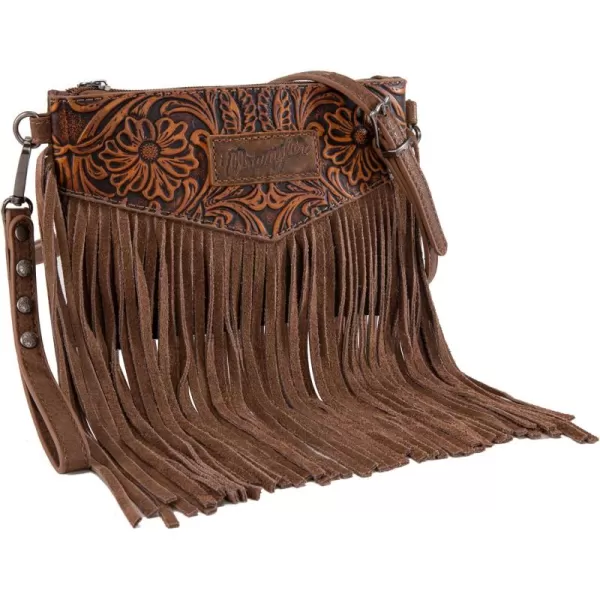 Wrangler Clutch Wristlet Fringe Purse Western Crossbody Bags for Women