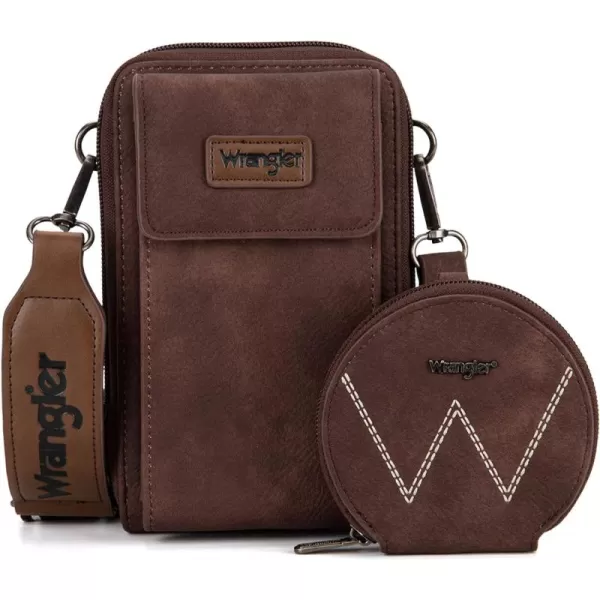 Wrangler Crossbody Cell Phone Bags for Women Wallet Purses with Credit Card Slots