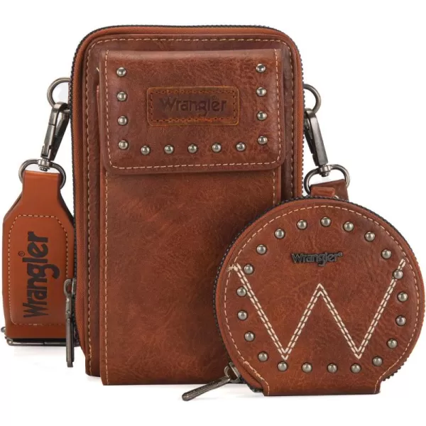 Wrangler Crossbody Cell Phone Bags for Women Wallet Purses with Credit Card Slots