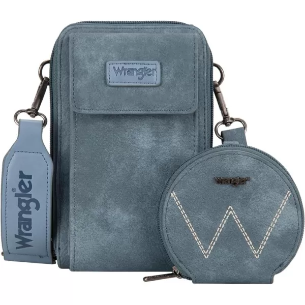 Wrangler Crossbody Cell Phone Bags for Women Wallet Purses with Credit Card Slots