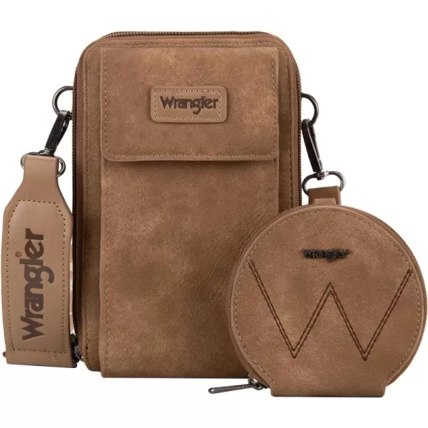 Wrangler Crossbody Cell Phone Bags for Women Wallet Purses with Credit Card Slots