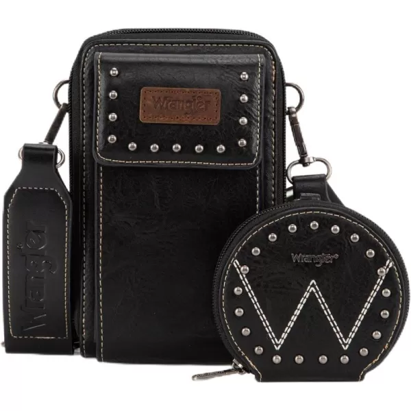 Wrangler Crossbody Cell Phone Bags for Women Wallet Purses with Credit Card Slots