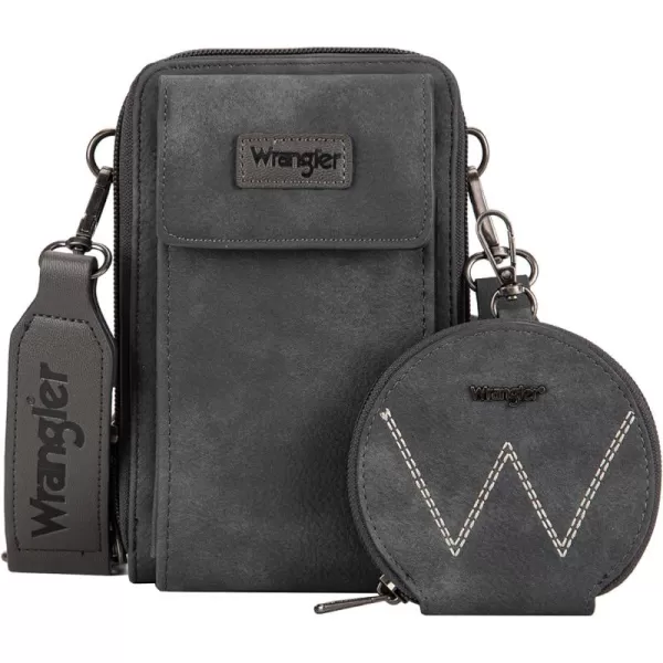 Wrangler Crossbody Cell Phone Bags for Women Wallet Purses with Credit Card Slots