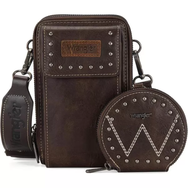 Wrangler Crossbody Cell Phone Bags for Women Wallet Purses with Credit Card Slots