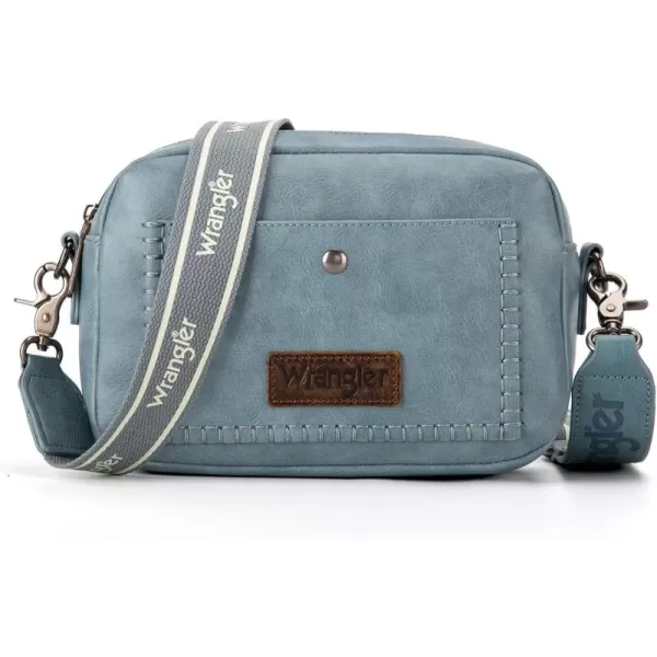 Wrangler Crossbody Purses for Women Trendy Camera Snapshot Bag with Wide Strap