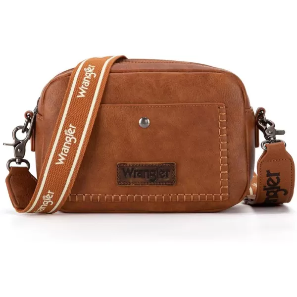 Wrangler Crossbody Purses for Women Trendy Camera Snapshot Bag with Wide Strap