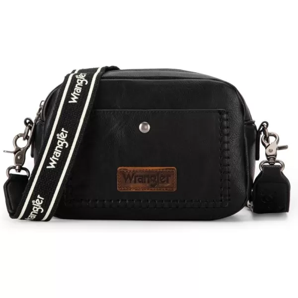 Wrangler Crossbody Purses for Women Trendy Camera Snapshot Bag with Wide Strap