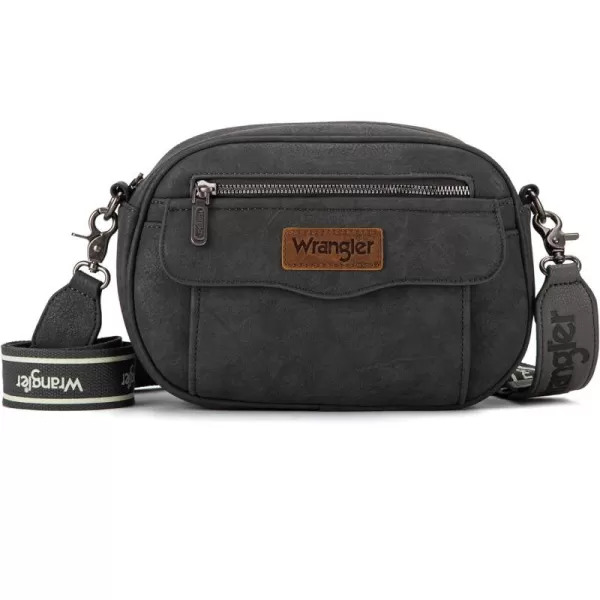 Wrangler Crossbody Purses for Women Trendy Camera Snapshot Bag with Wide Strap