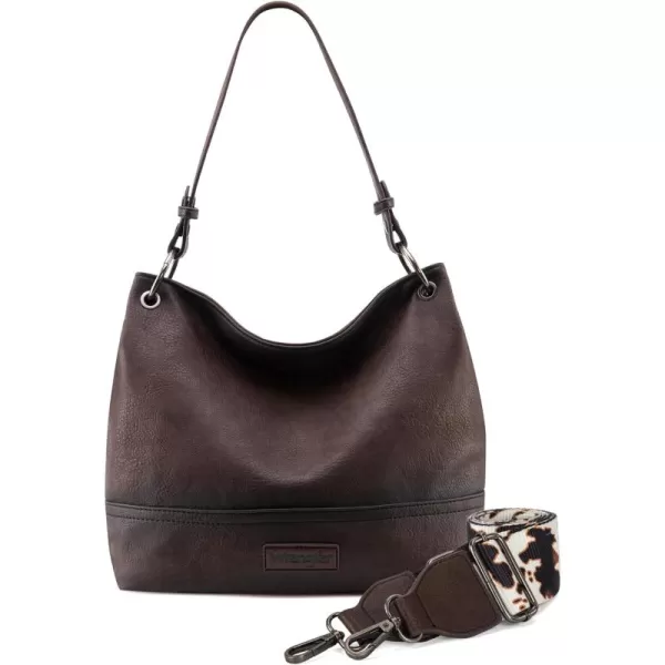 Wrangler Hobo Bags for Women Vegan Leather Top Handle Shoulder Purses and Handbags