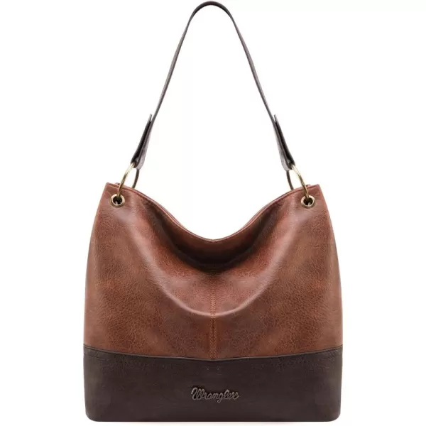 Wrangler Hobo Bags for Women Vegan Leather Top Handle Shoulder Purses and Handbags