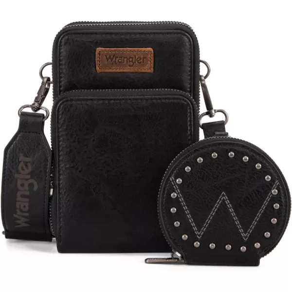 Wrangler RFID Blocking Crossbody Purses for Women Cell Phone Wallet with Credit Card Slots