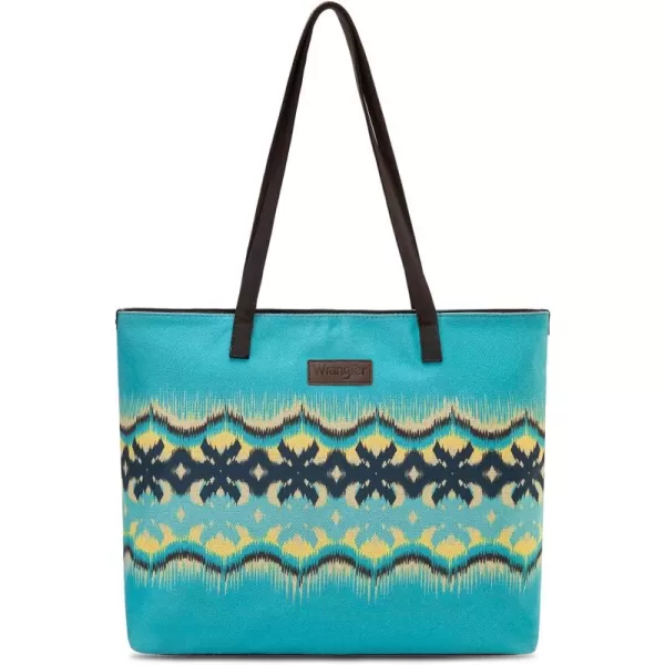 Wrangler Tote Purse Bag Aztec Canvas Shoulder Bags