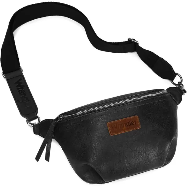 Wrangler Vintage Sling Bag for Women Men Chest Bum Bag Ladies Waist Packs Crossbody Purse