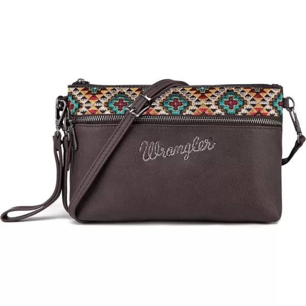 Wrangler Western Cowhide Crossbody Bags for Women Clutch Wristlet Purse