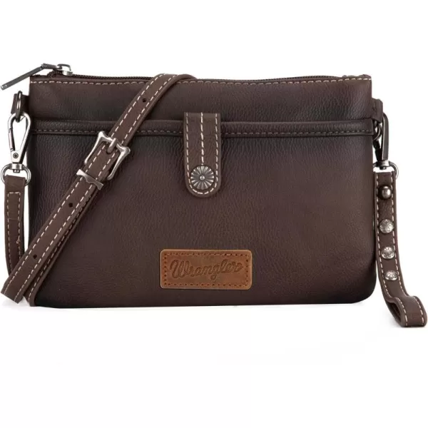 Wrangler Western Cowhide Crossbody Bags for Women Clutch Wristlet Purse