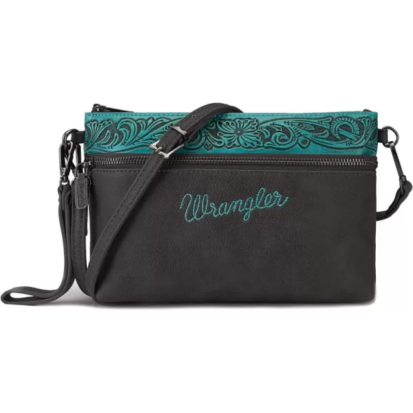 Wrangler Western Cowhide Crossbody Bags for Women Clutch Wristlet Purse