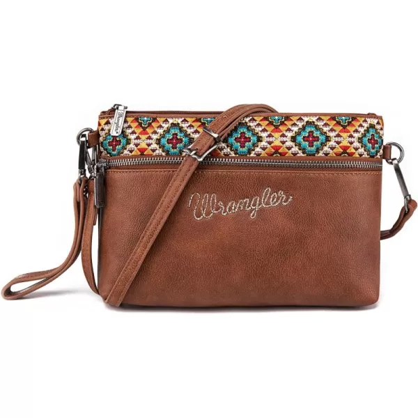 Wrangler Western Cowhide Crossbody Bags for Women Clutch Wristlet Purse