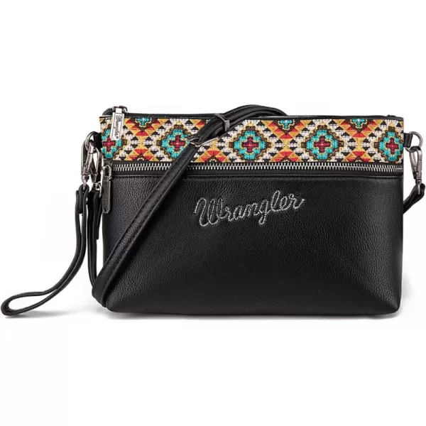 Wrangler Western Cowhide Crossbody Bags for Women Clutch Wristlet Purse