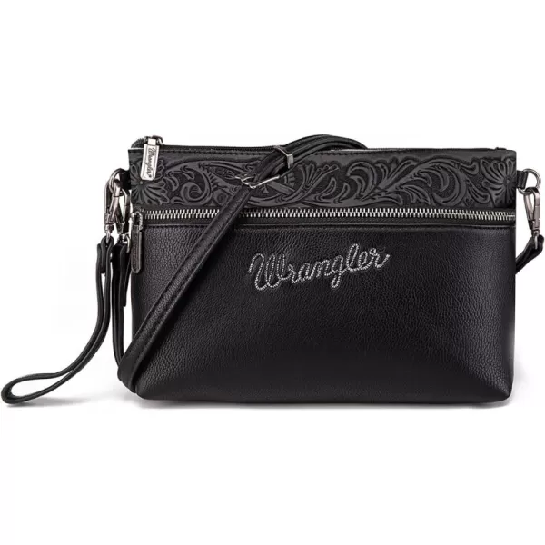 Wrangler Western Cowhide Crossbody Bags for Women Clutch Wristlet Purse