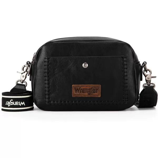 Wrangler Crossbody Purses for Women Trendy Camera Snapshot Bag with Wide Strap